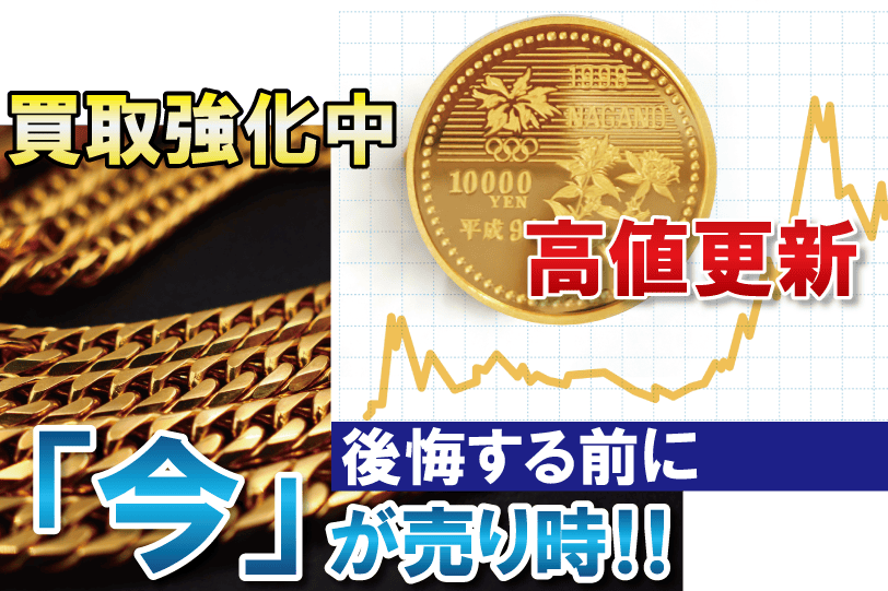 金貨・銀貨・記念硬貨
貴金属や銀食器、金杯など
高価買取いたします！